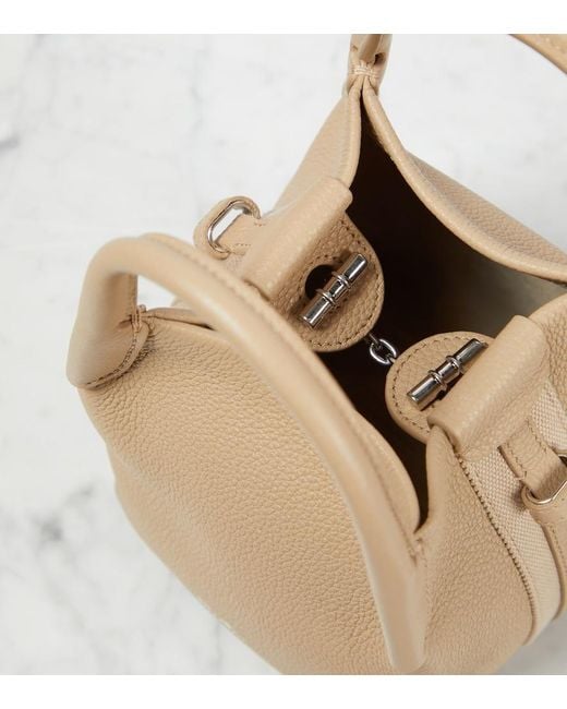 Loro Piana Natural Bale Micro Leather Tote Bag