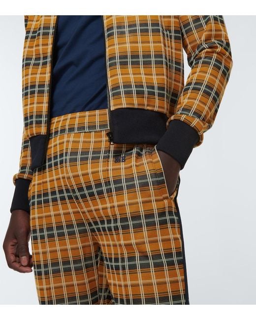Wales Bonner Multicolor Samuel Checked Track Pants for men