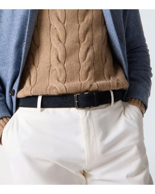 Tod's Black Suede Belt for men