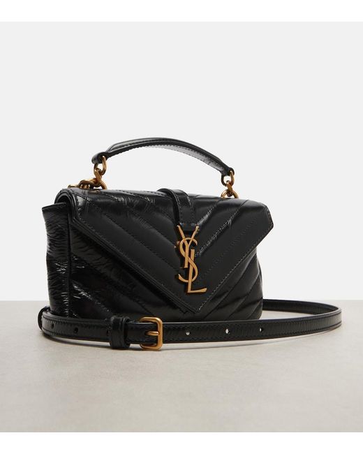 Portafoglio Con Applicazione di Saint Laurent in Black