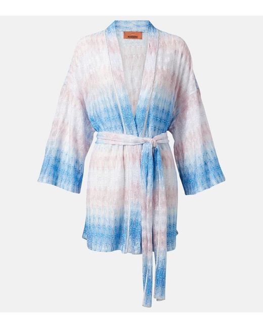 Missoni Blue Wave Beach Cover-Up