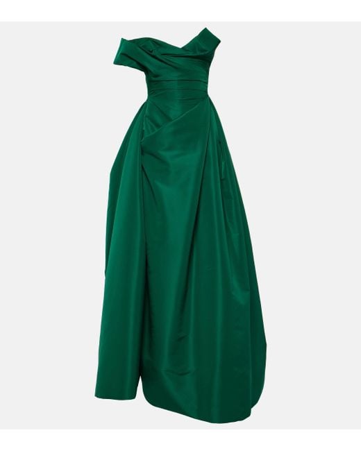 Vivienne Westwood Green Strapless Gown