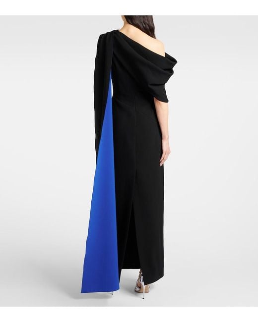 Roksanda Blue Maite Crepe Gown