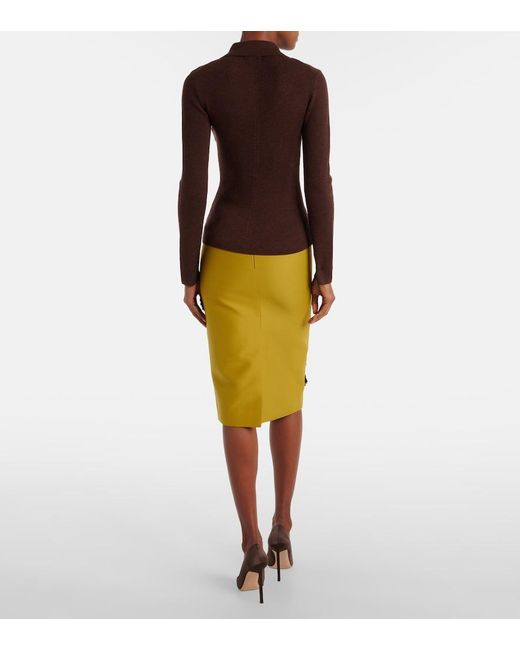 Emilia Wickstead Brown Ambrose Wool Sweater