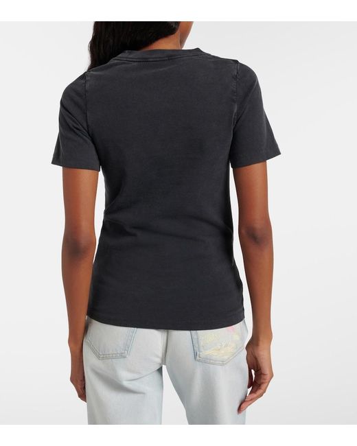 Chloé Black Printed Cotton T-Shirt