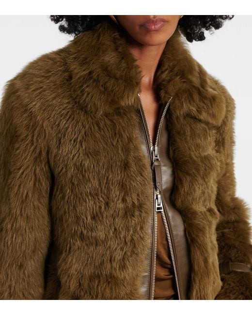 Tom Ford Brown Shearling Jacket