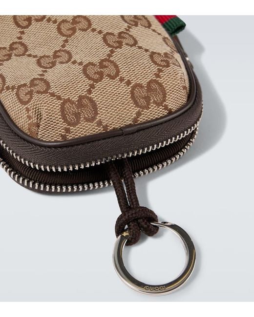 Gucci Etui Mit Riemen Gg Aus Canvas in White für Herren
