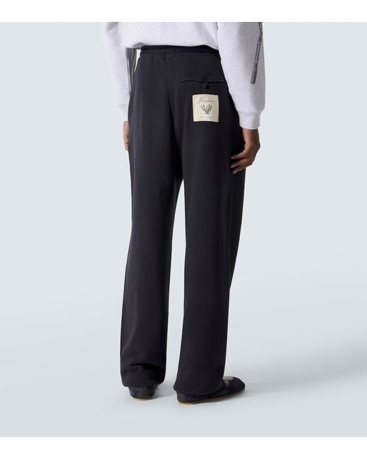 Jacquemus Blue Torneo Cotton Jersey Sweatpants for men
