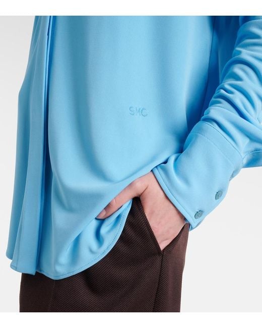 Stella McCartney Blue Poplin Shirt