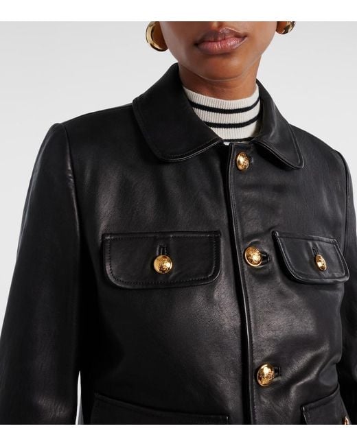 Nili Lotan Black Chamonix Leather Jacket