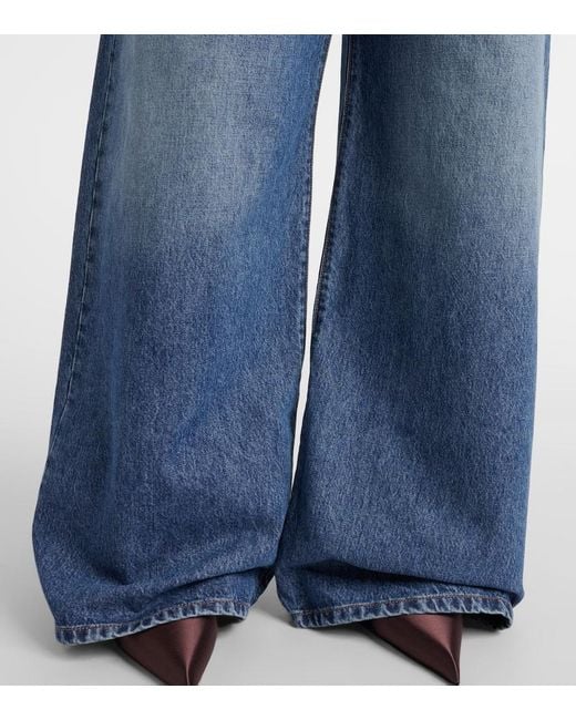Jeans Procida A Gamba Larga E Vita Media di Sportmax in Blue