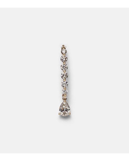 Anita Ko White 18Kt Single Earring With Diamonds