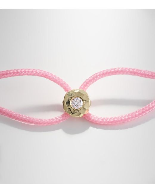 Octavia Elizabeth Natural Parachute Nesting Gem 18Kt Bracelet With Diamond
