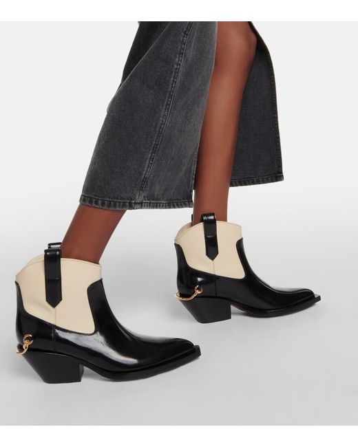 Zimmermann Black Duncan Leather Cowboy Boots