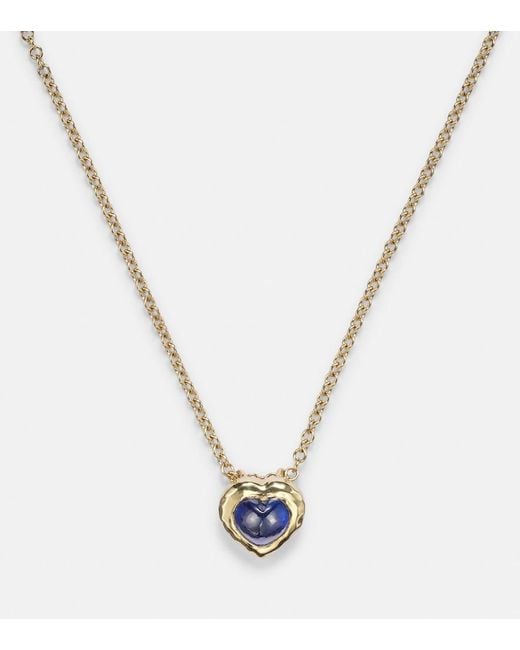 Octavia Elizabeth White 18Kt Necklace With Sapphire