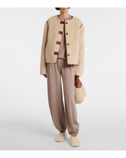 Loro Piana Brown Balfour Cashmere, Wool, And Silk Sweater