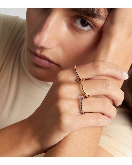Spinelli Kilcollin White Norah 18Kt Ring With Sapphires