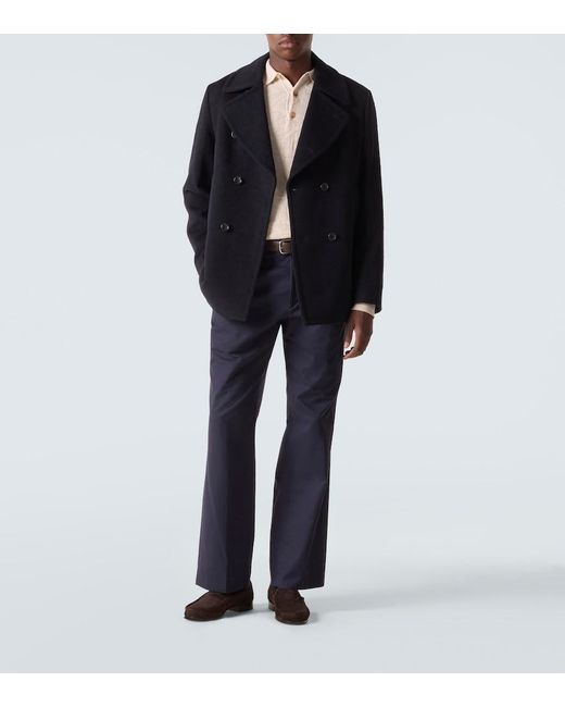 Etro Blue Wool Jacket for men