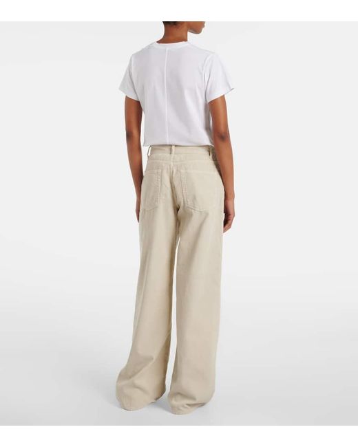 The Row Natural Weite Hose Eglitta Aus Baumwoll-Cord
