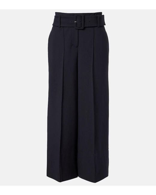 Dorothee Schumacher Blue Emotional Essence Belted Culottes