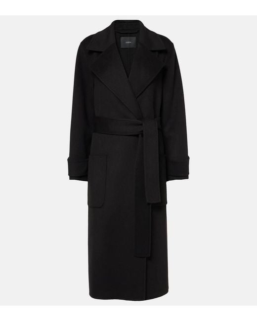 Joseph Black Mantel Arline Aus Wolle Und Kaschmir