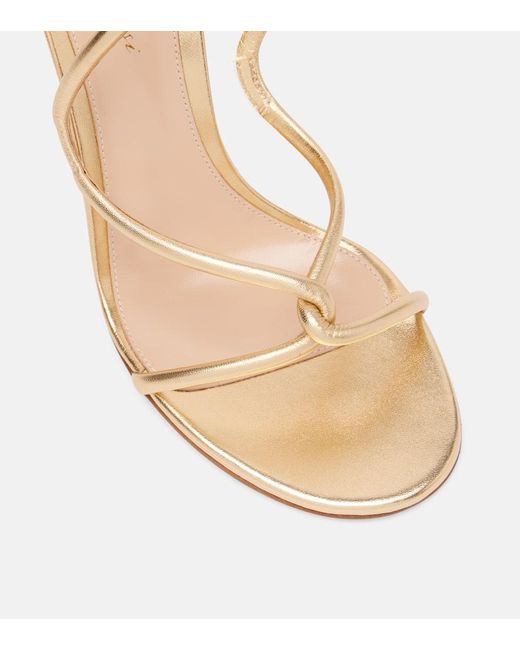 Sandali Jungle Mamba 105 di Gianvito Rossi in Metallic