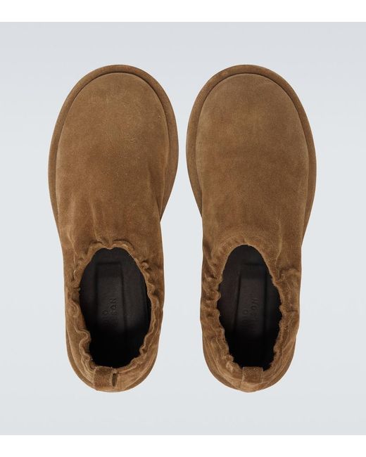 Studio Nicholson Brown Korine Suede Slip-On Shoes for men