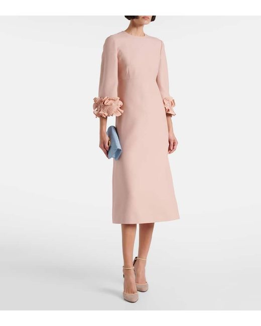Abito Midi di Valentino in Pink