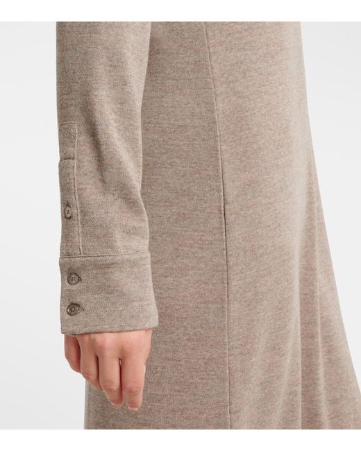 Ralph Lauren Natural Wool Jersey Polo Dress