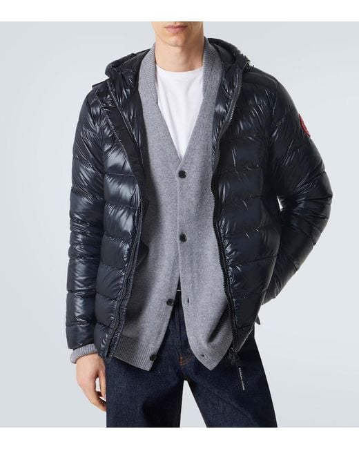 Canada Goose Black Crofton Down Jacket for men