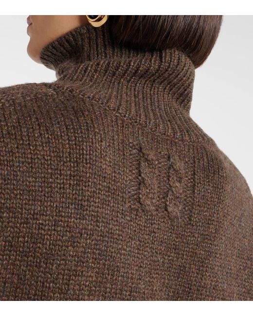 Nili Lotan Brown Tabitha Cashmere Turtleneck Sweater