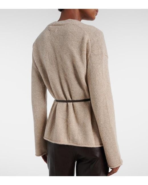 Velvet Natural Alina Wool-Blend Cardigan