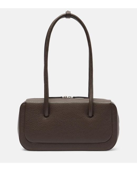 Aesther Ekme Brown Lagune Bowling Mini Leather Shoulder Bag