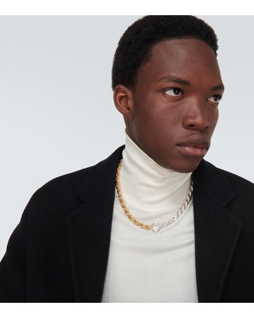 Collier Jil Sander pour homme en coloris White