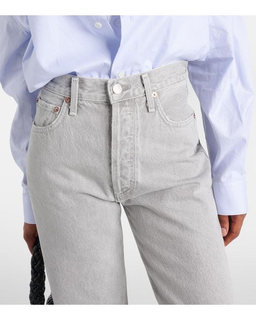 Jeans regular 90s Pinch Waist di Agolde in Gray
