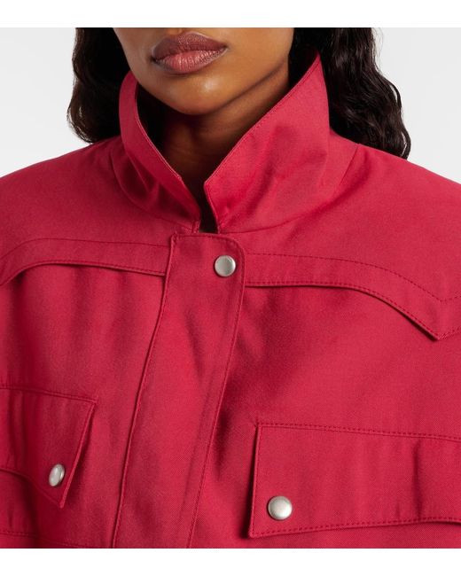 Chaqueta Con Cinturon Magda Butrym de color Red