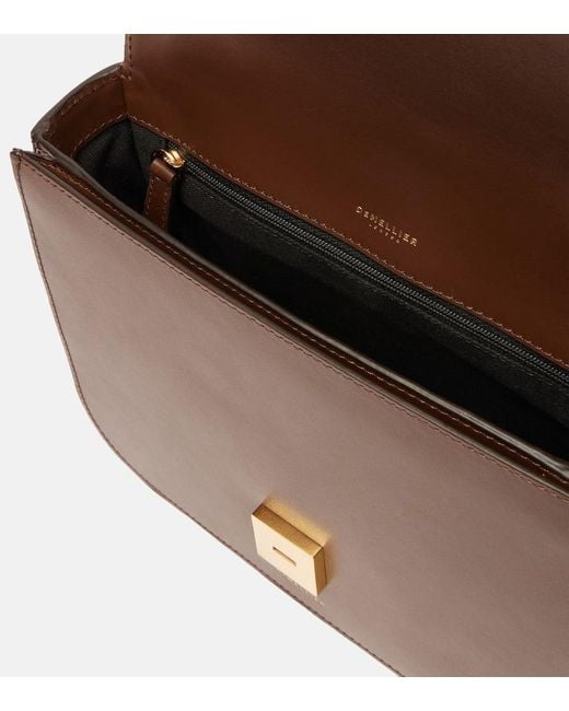 DeMellier London Brown Schultertasche Vancouver Aus Leder