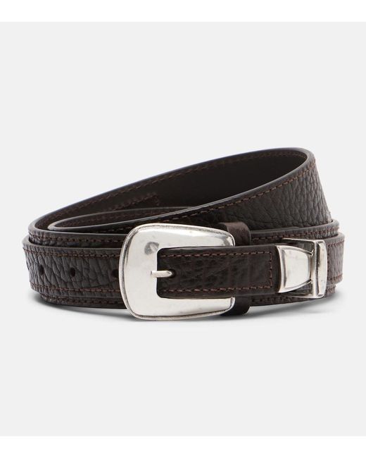 Lemaire Black Leather Belt