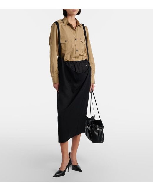 Prada Black Cotton Shorts
