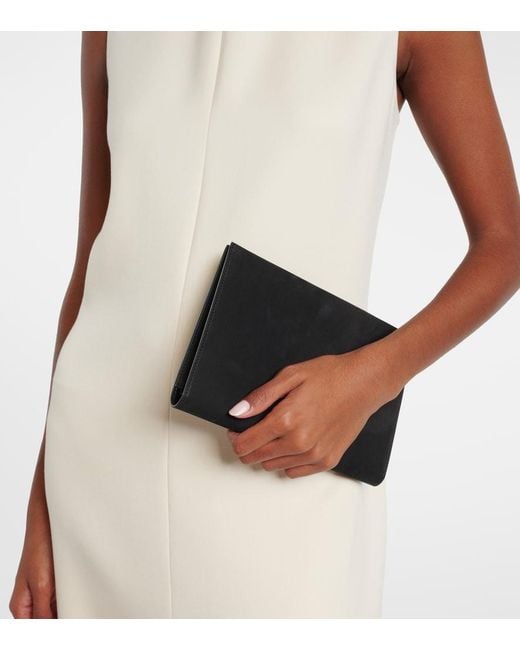 The Row Black Travel Leather Pouch