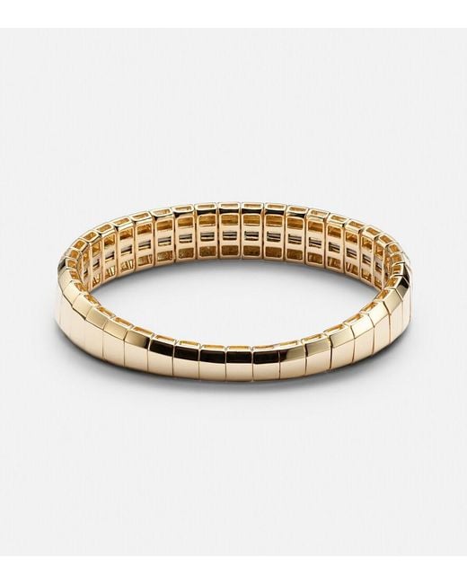 SHAY Metallic 18Kt Bracelet With Diamonds And Emeralds