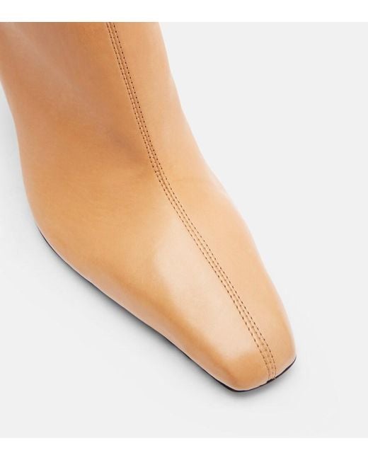 Paris Texas Brown Belle Leather Ankle Boots
