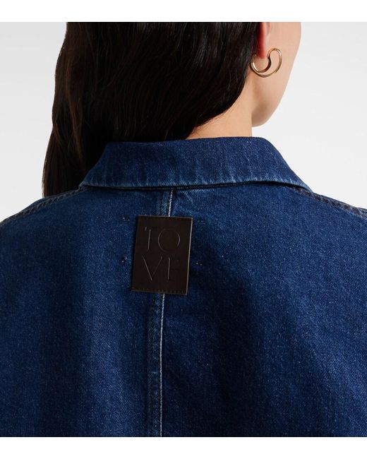 TOVE Blue Sonny Denim Blouse