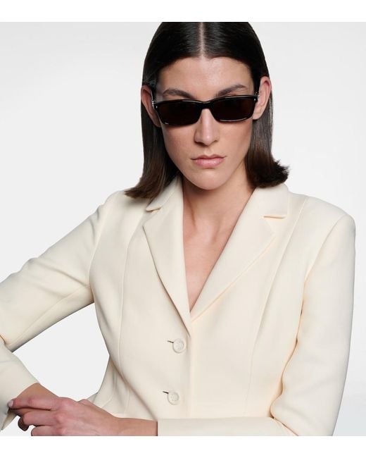 Dior Brown Petit Cd S1I Square Sunglasses