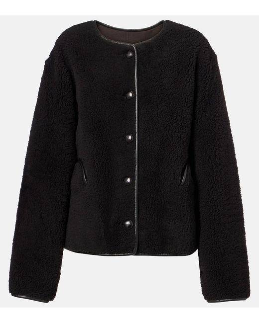 Blazé Milano Black Gliss Reversible Shearling Jacket