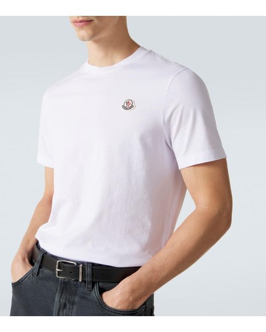 Moncler Green Set Of 3 Cotton Jersey T-Shirts for men