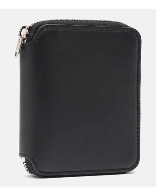 The Row Black Small Leather Wallet