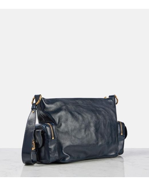 Chloé Blue Camera Medium Leather Shoulder Bag