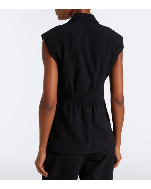 Chaleco Sorenne Veronica Beard de color Black