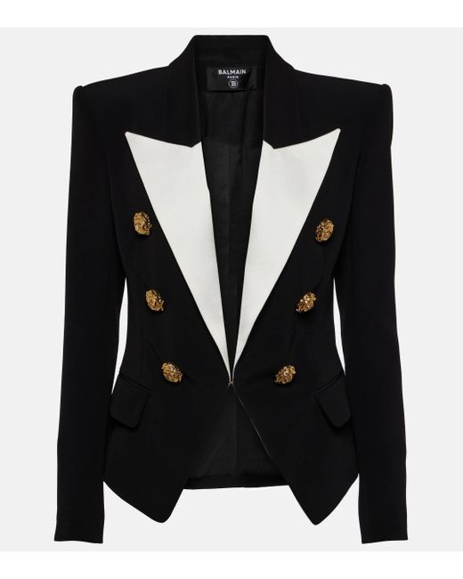 Balmain Black Embellished Jacket